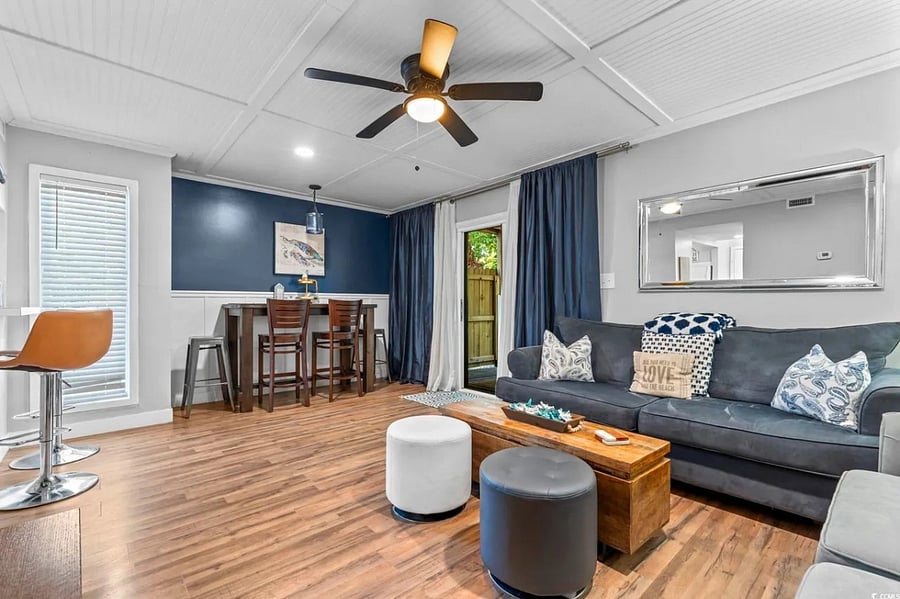 Living Room w/Sliding Door to Patio