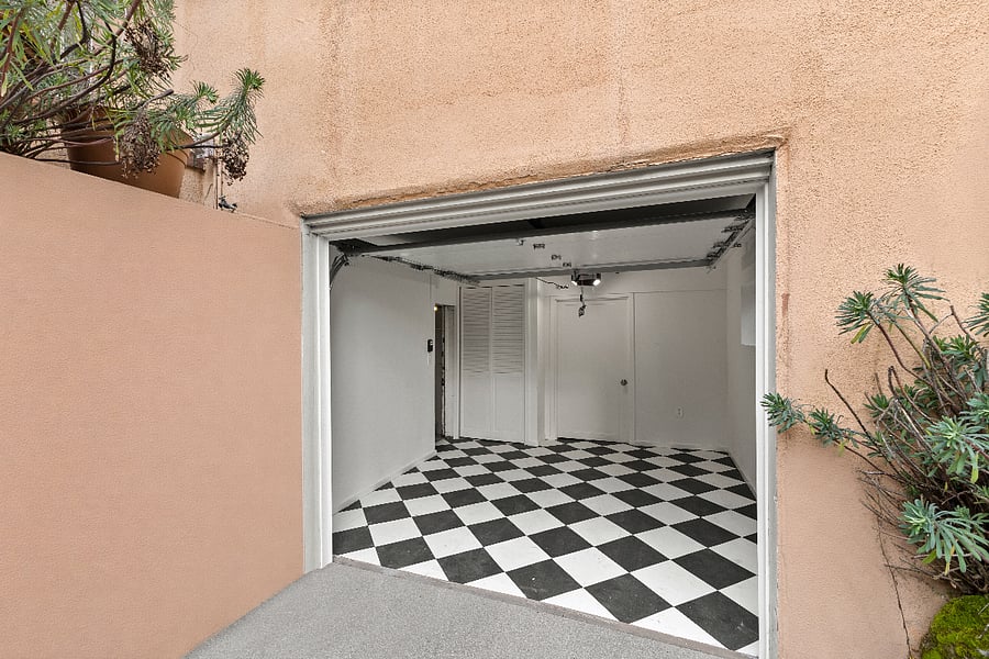 Private entrance through exterior