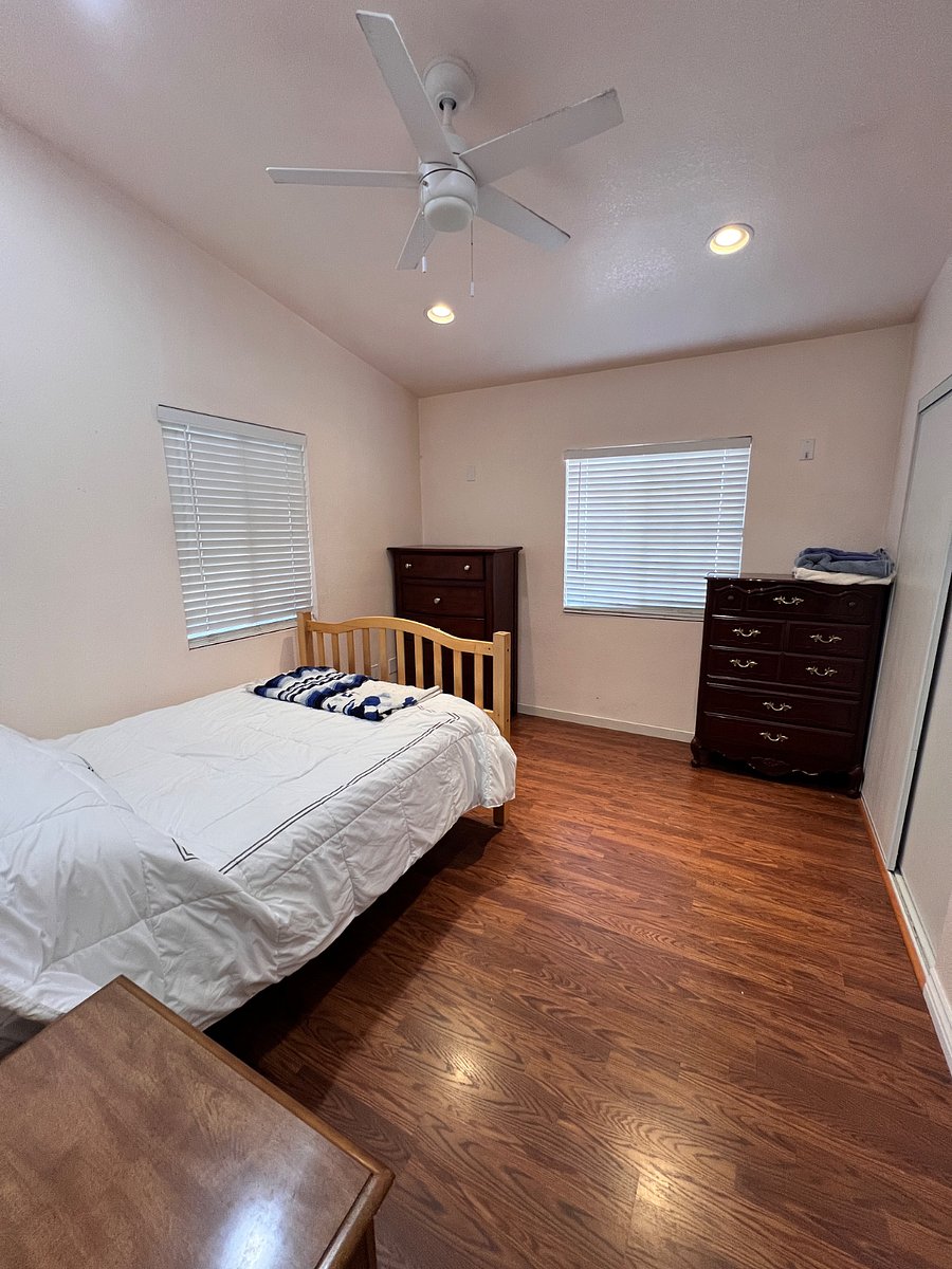Downstairs Bedroom 1 with queen bed