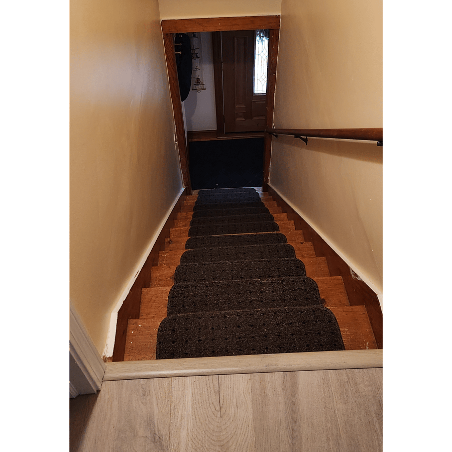 Interior stairs to front door