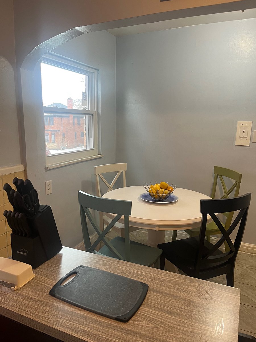 Eat in Kitchen. Plenty of space for eating, working, puzzles, board games and more.