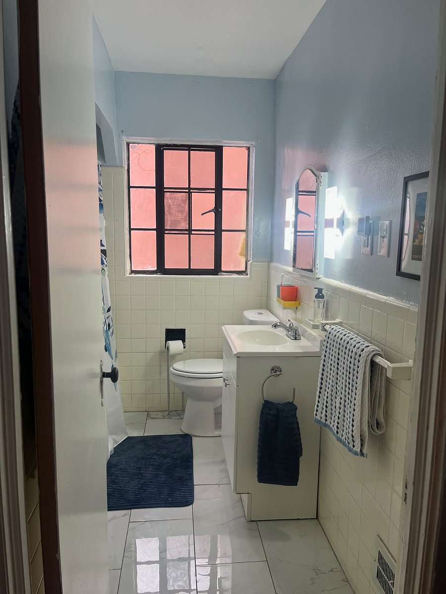 Bath basics: We'll provide enough supplies to get you started. Linens in a hall closet. 