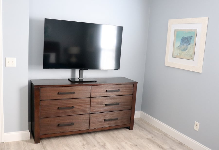 Master bedroom 55 inch TV