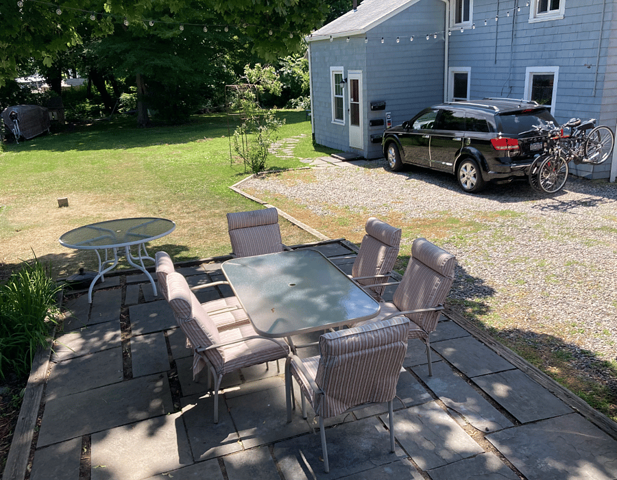 Shared patio/grill/backyard; Dedicated parking space.
