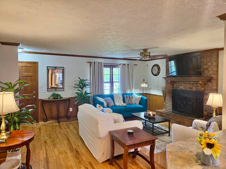 Farmhouse comfort and charm, with modern conveniences