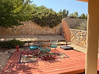 Back yard deck