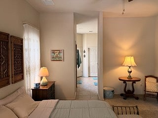 King Bedroom looking into bath