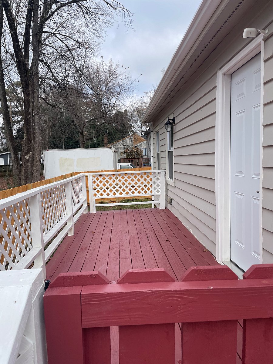 Balcony deck for fresh air and sunshine.