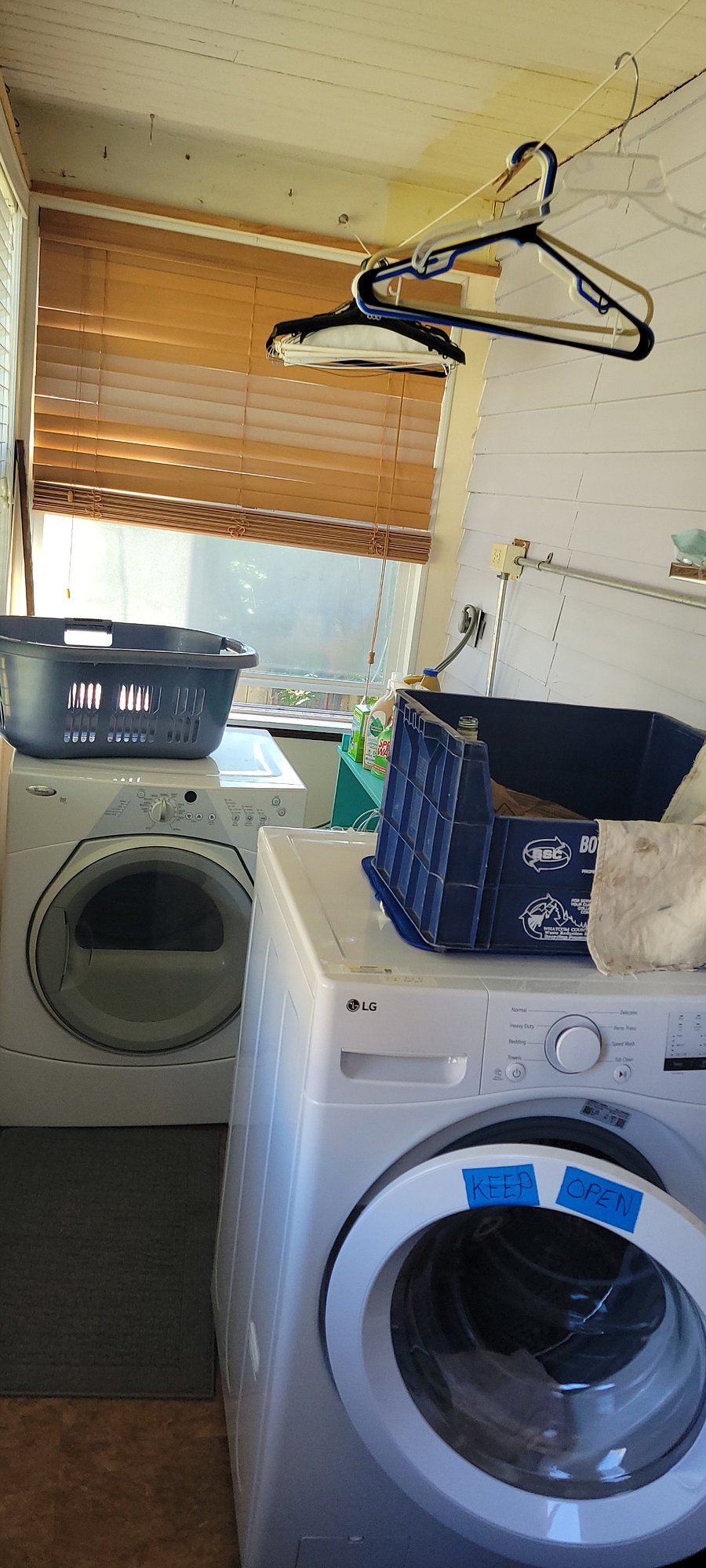 Back porch laundry