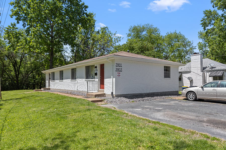 A different angle so you can see the mature nature of the residential neighborhood