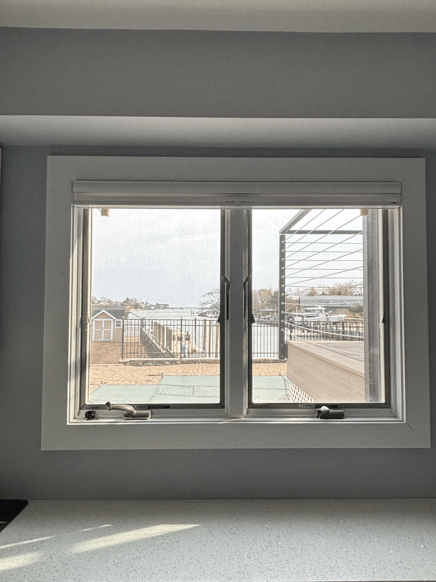 view from kitchen eating area 