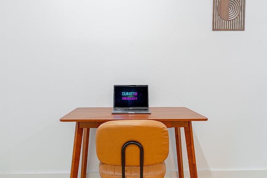 Simple work-from-home stationdedicated desk space for remote work and focused days.