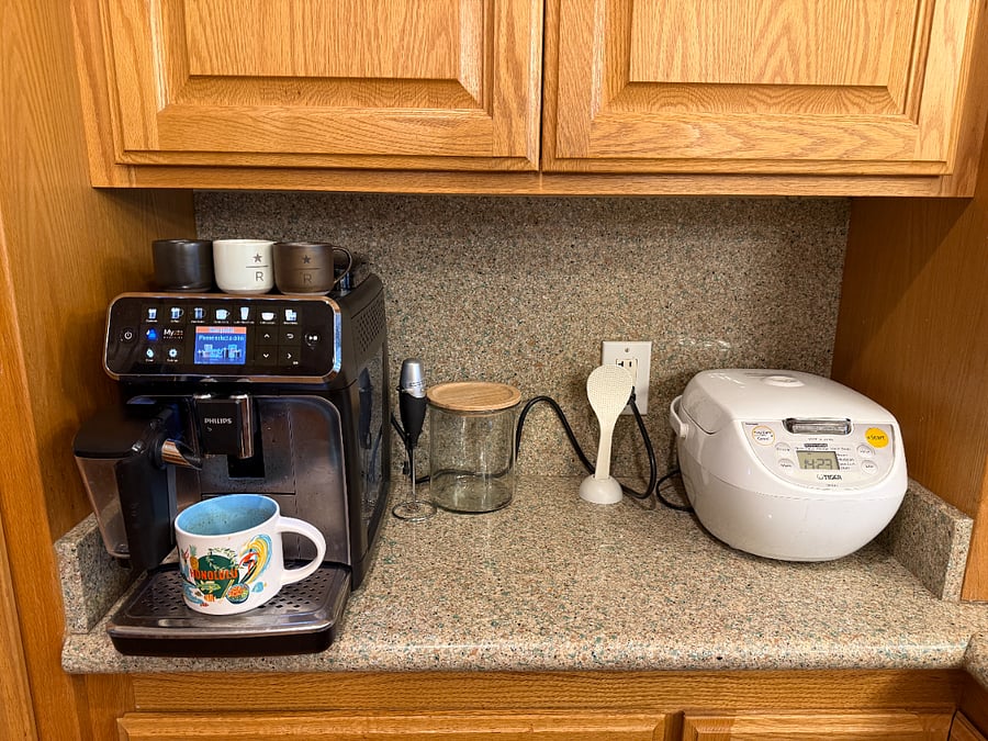My prized espresso machine - help yourself!