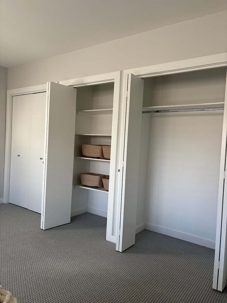 Lower level bedroom closets (there are 3 in total)