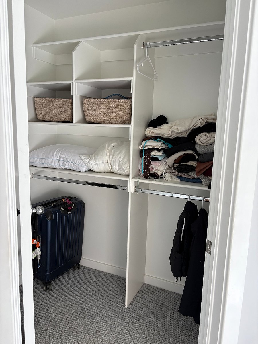 Middle level bedroom walk-in closet (the other middle level bedroom has one that looks the same)