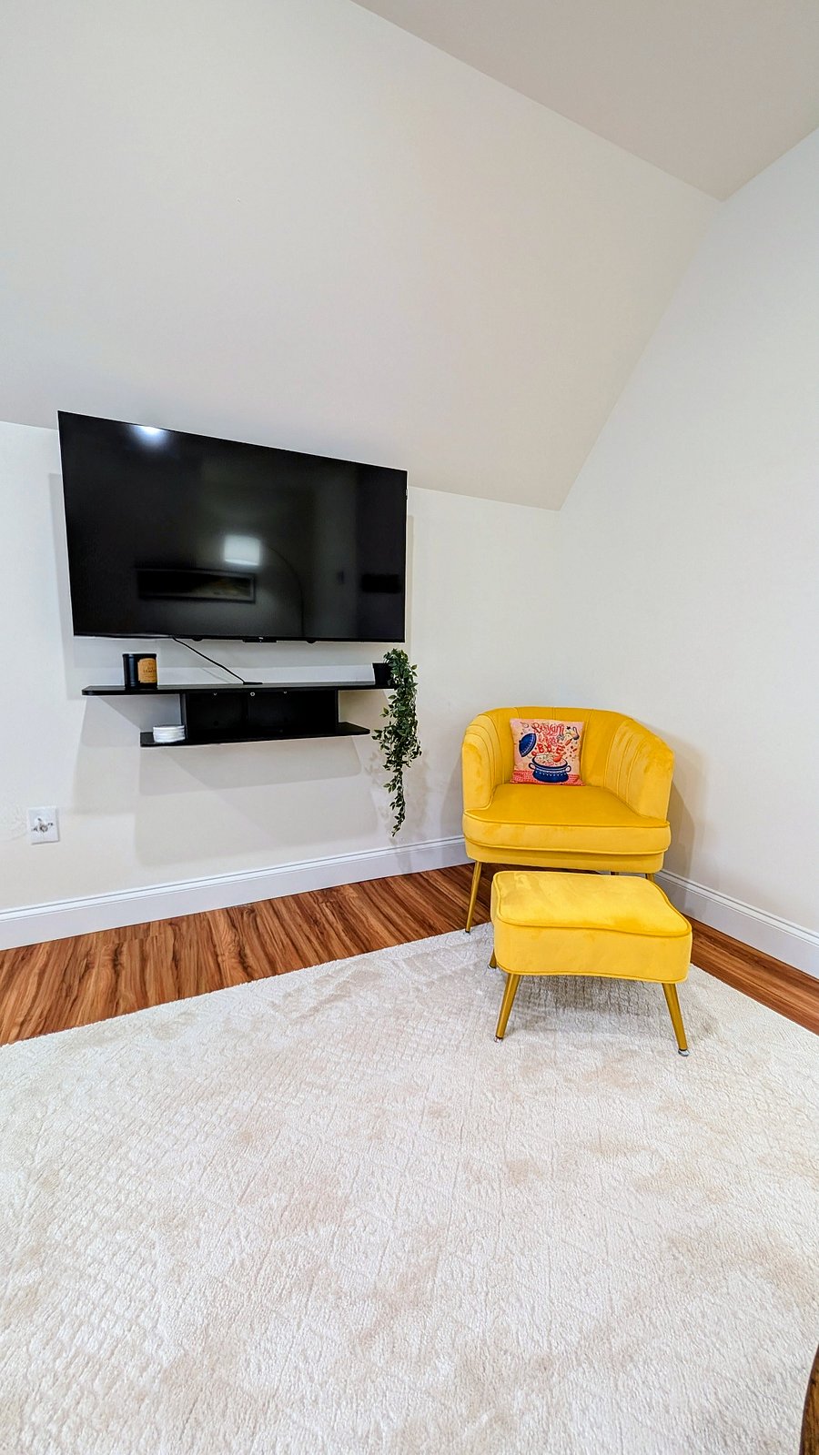 Living room with 50inch smart TV