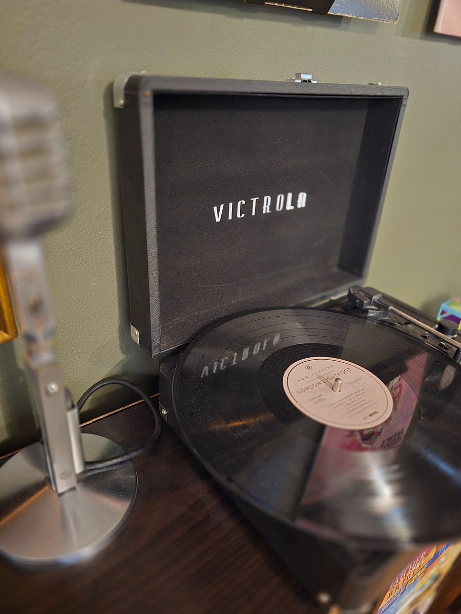 Living room - take a step back in time and spin some vinyl