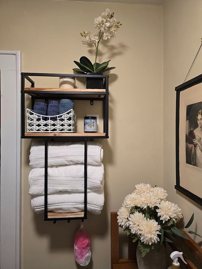 Bathroom storage - grab extra towels or wash cloths