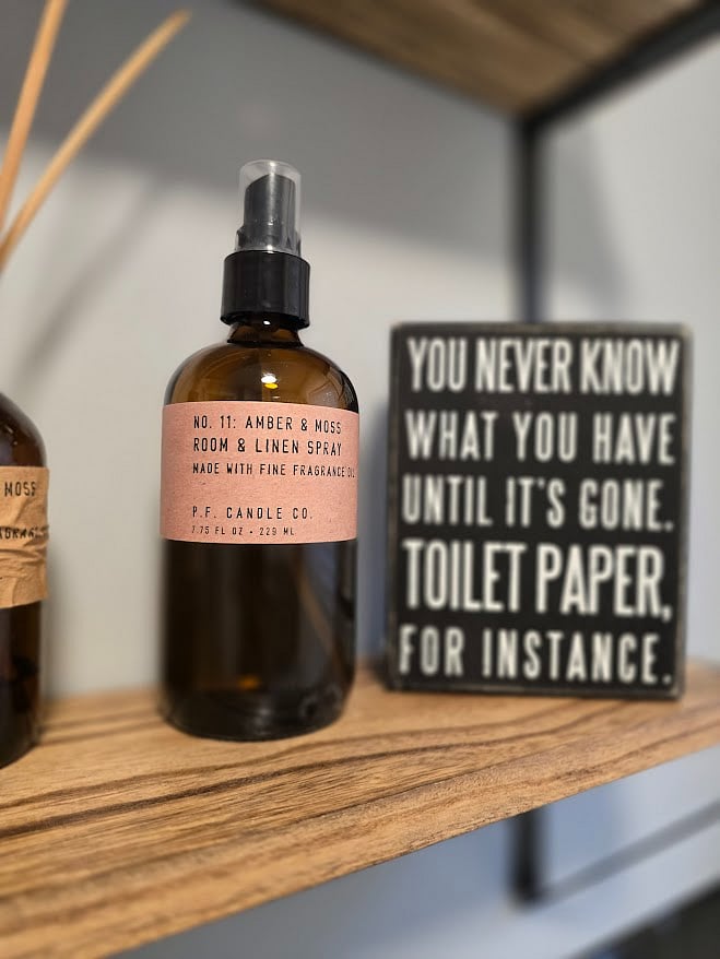 Bathroom - P.F. Candle Co. Amber & Moss room spray