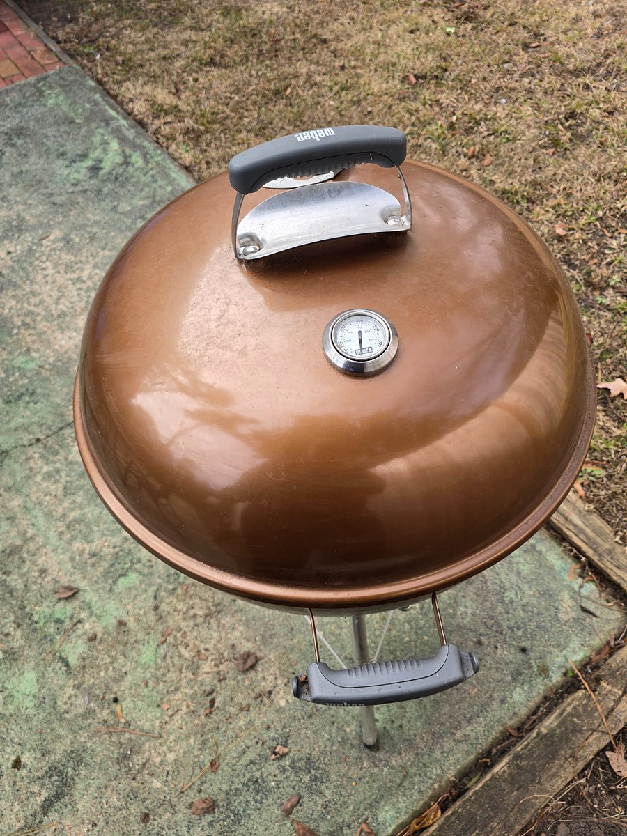 Back patio - Weber charcoal grill