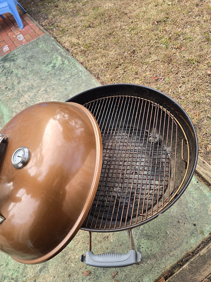 Back patio - Weber charcoal grill