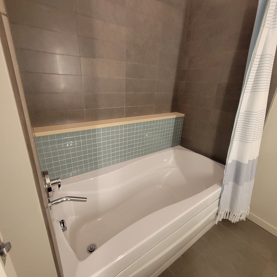 Primary Bathroom, jetted tub and shower