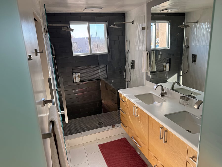 Primary Bath with double shower