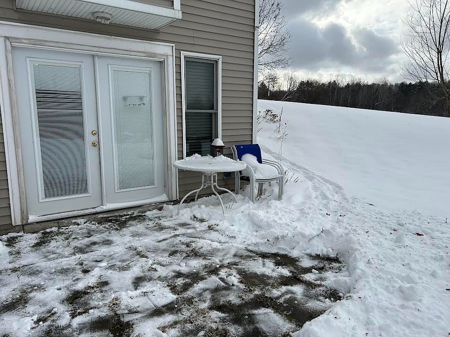 Enjoy sitting outside on your private outdoor patio. *Note, this space is separate from our outside patio space.
