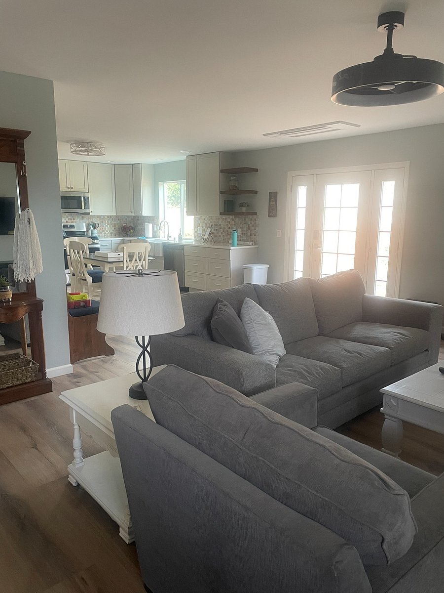 large living/kitchen common areas