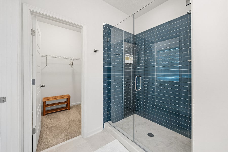 Large Master Bathroom with Large Walk In Shower