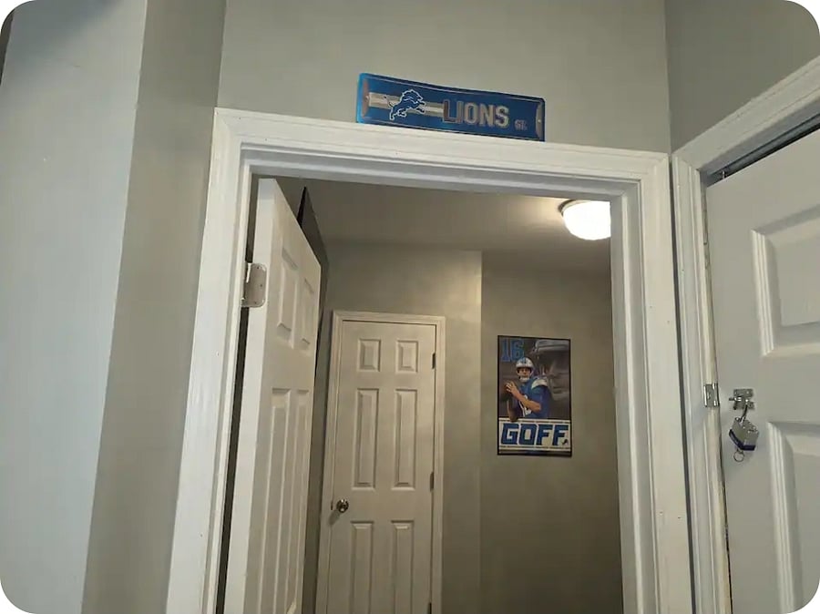 Detroit Lions Bedroom 