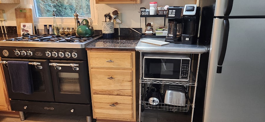 Use our Microwave, Blender and 4 Slice Toaster.