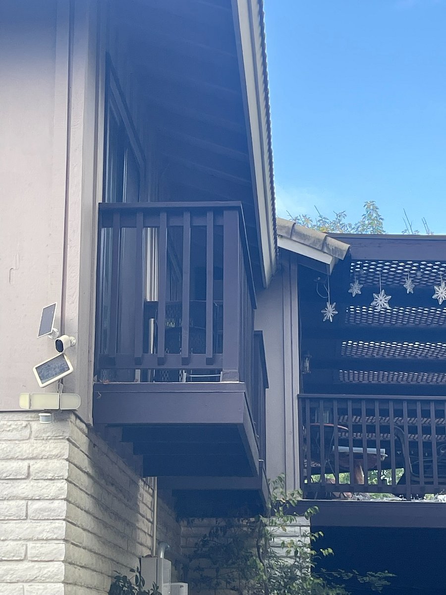 Your patio overlooking garden.