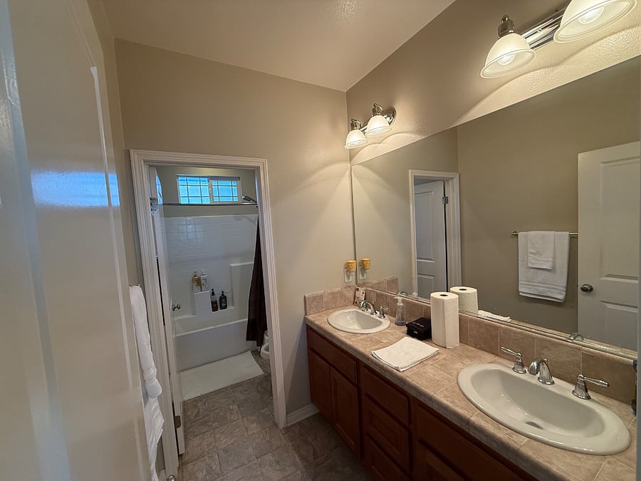 Bathroom - shared for Room 2 & 3 Upstairs