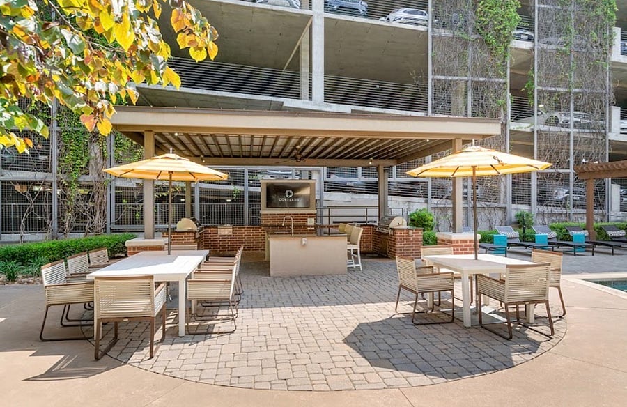 Outdoor Grill, Kitchen and Dining Tables