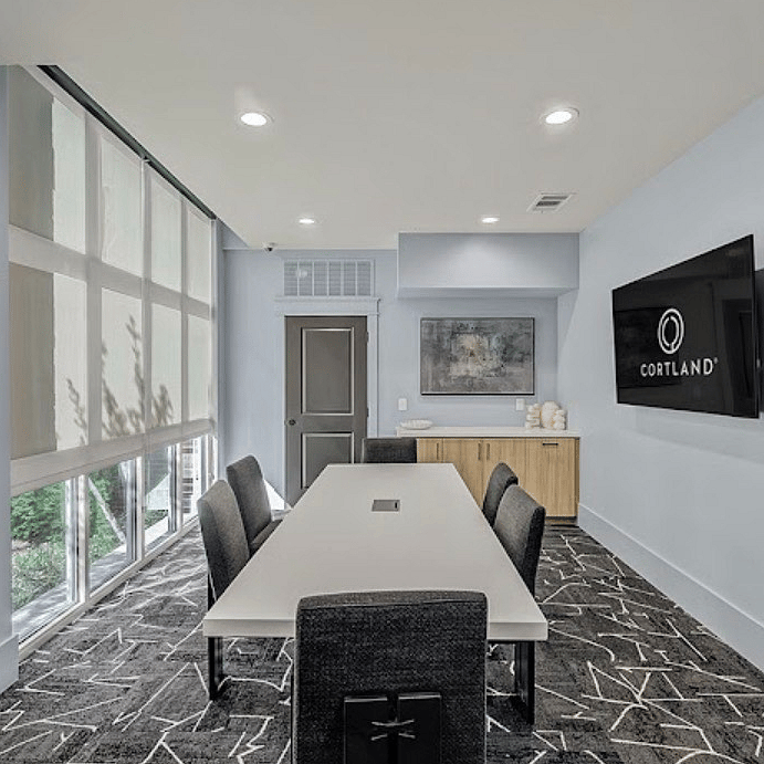 Conference Room.  There is also an offfice space with two desktop computers and printer