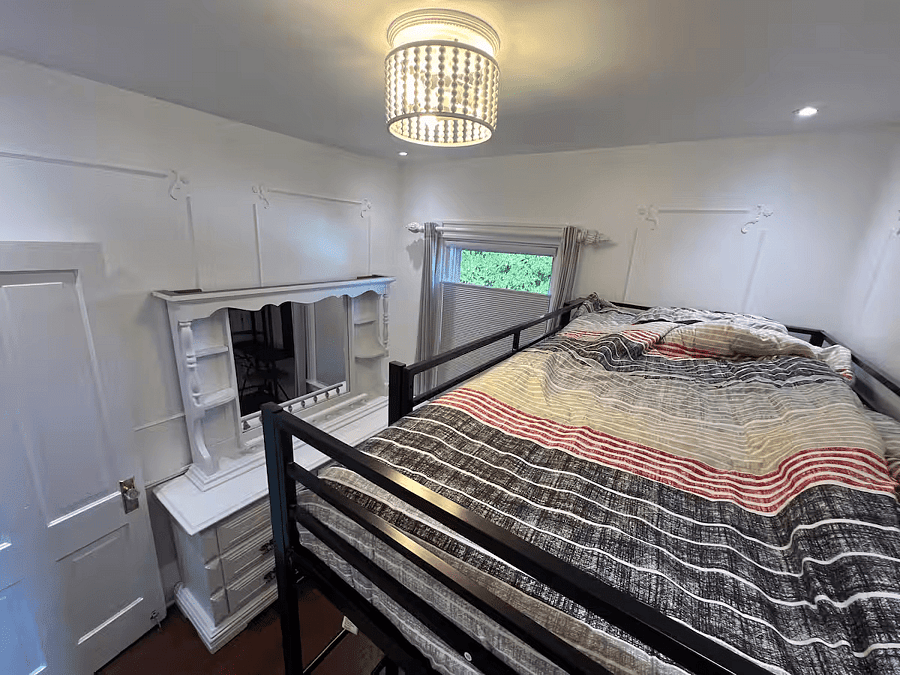 2nd Floor Room 2 with Twin Bed and Small Desk Underneath + Large Dresser