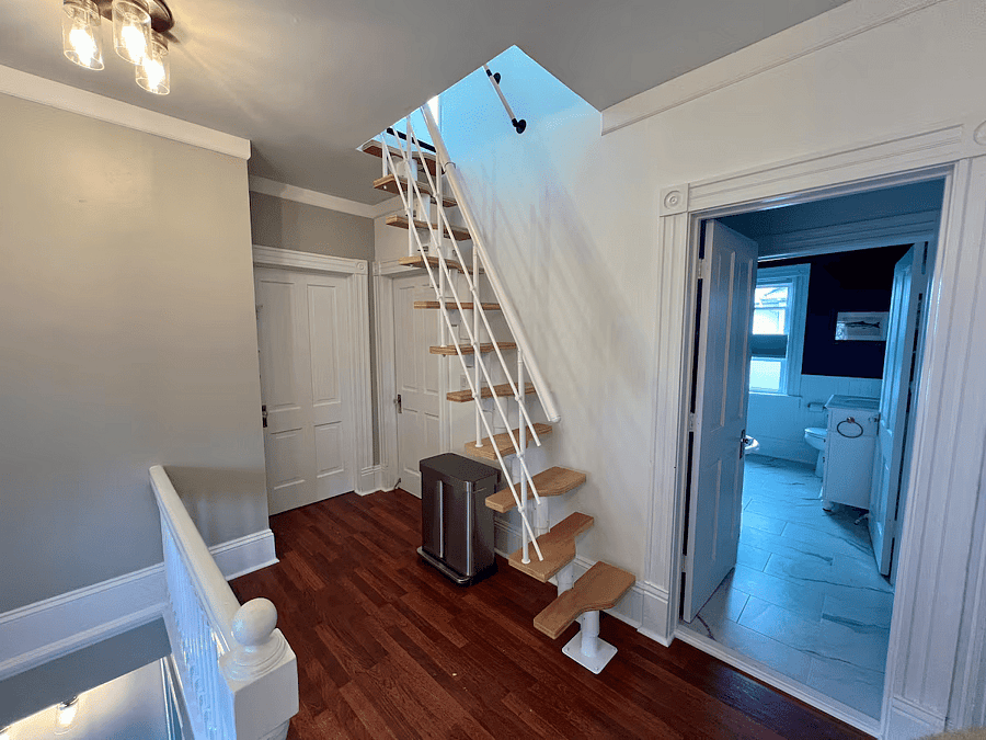 2nd Floor Landing with Stairs to Attic