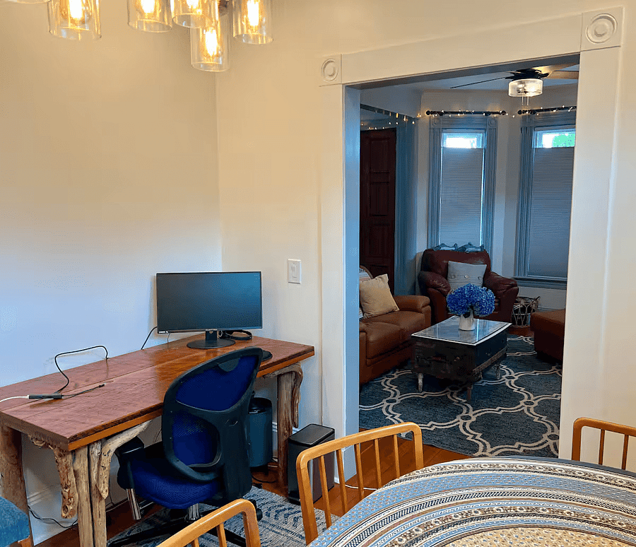 Main Floor Dining Room with Workstation Desk