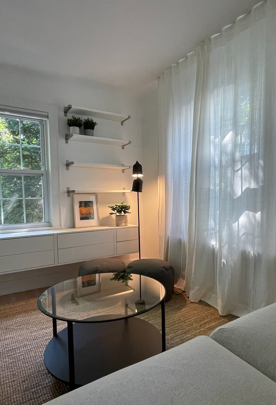 Living Area with sleeper sofa
