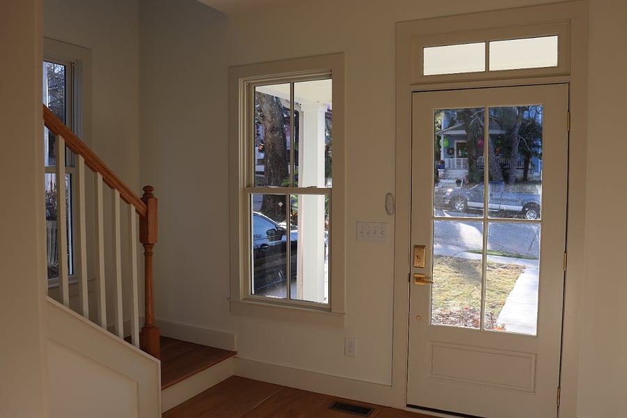 Front door entry, view 1.
