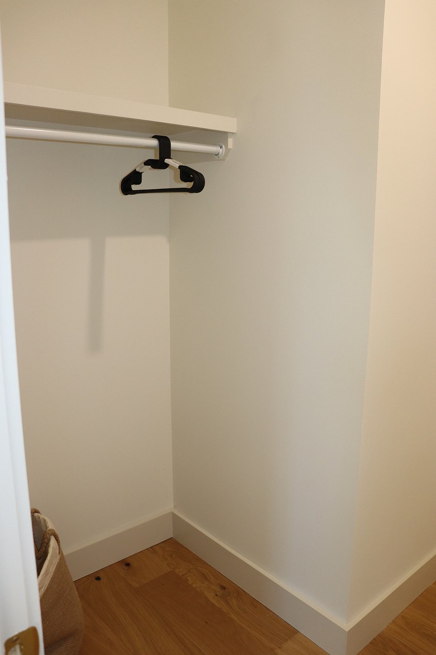 Primary II upstairs bedroom, walk-in closet.