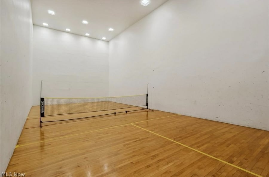 Racquet ball/pickleball court.