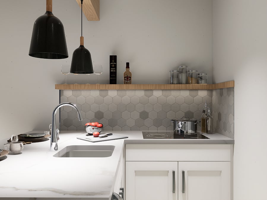 Studio Kitchen-Full Stove, Microwave, dishwasher and full size fridge.