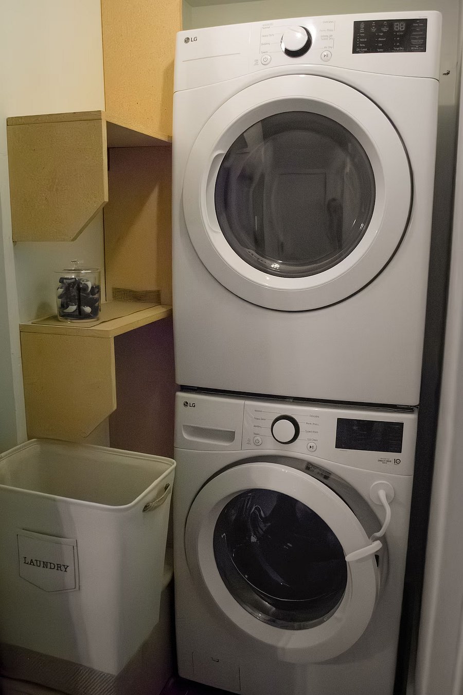 Laundry Area: On-site laundry facilities for guest use