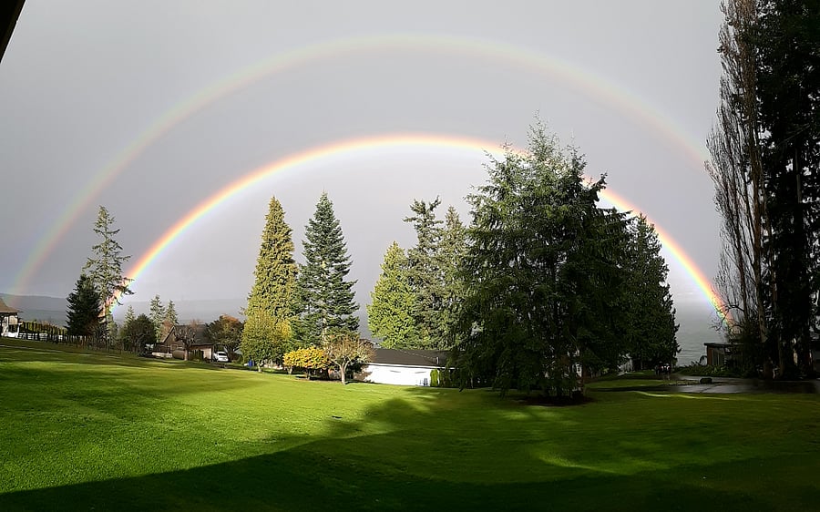 Double Rainbows are not uncommon