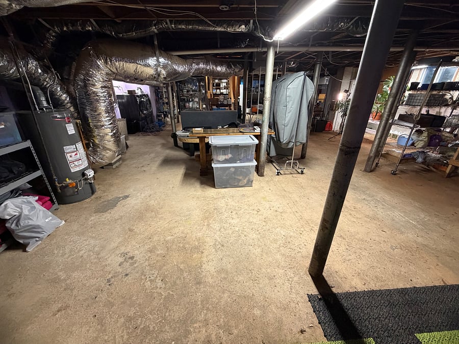 Plenty of storage if you need. Dry, full walk out basement and large walk up attic. 