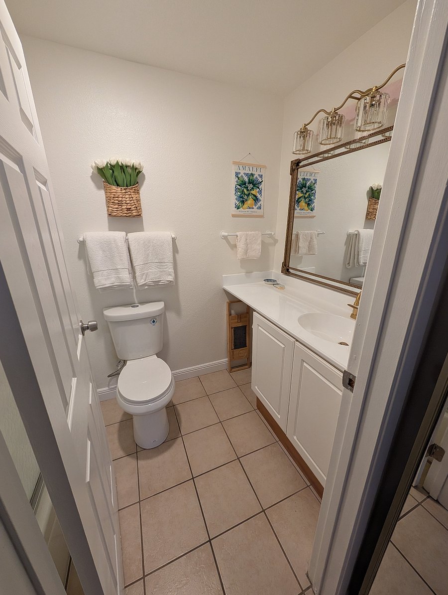 Master bathroom.