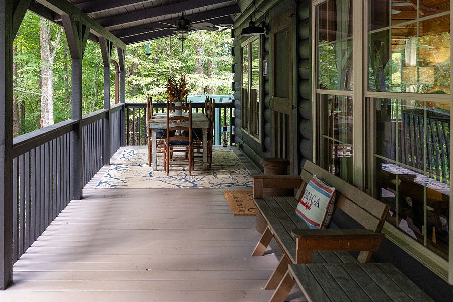Large porch