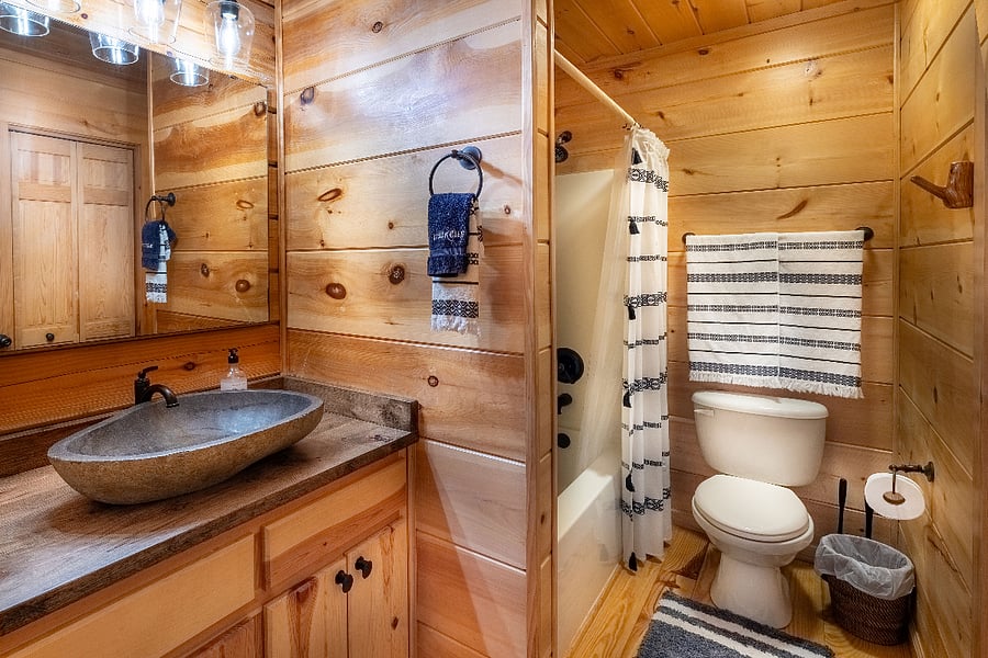 Master Bath with bathtub